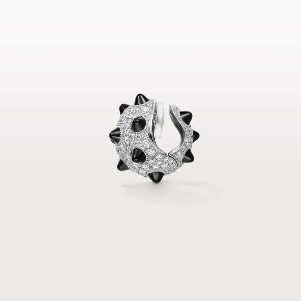 Clash[Un]limited系列耳环 白金，缟玛瑙，钻石
